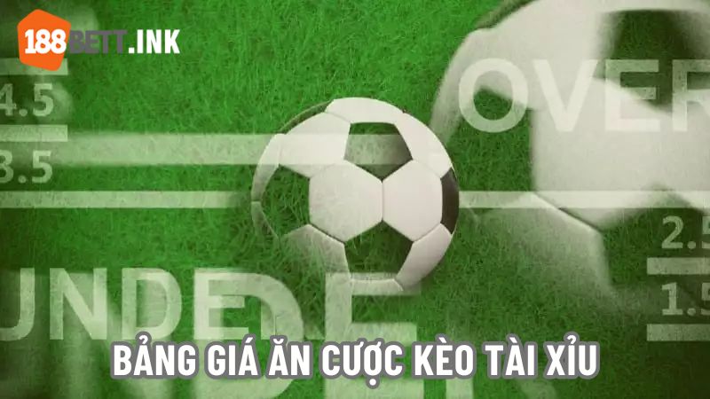 Cách tính tỷ lệ ăn thưởng bảng giá ăn cược kèo Tài Xỉu chính xác