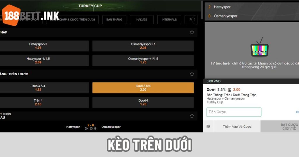 Kèo trên dưới