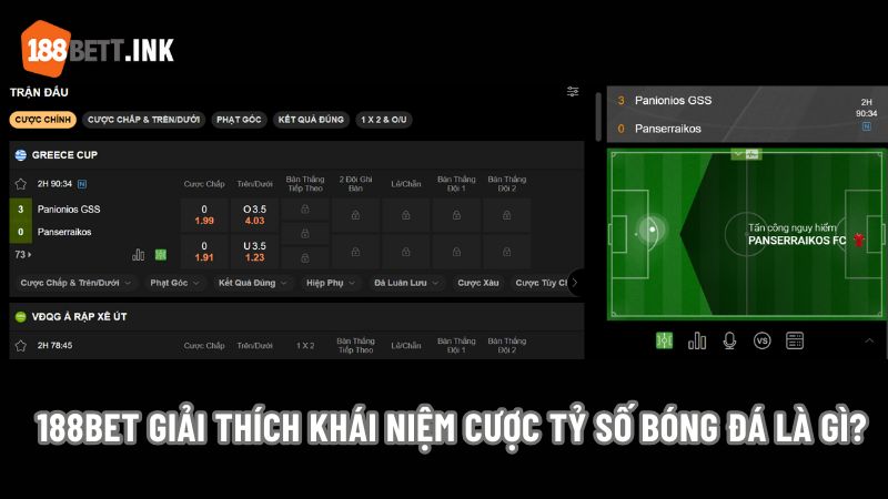 Bảng giá cược tỷ số bóng đá - tỷ lệ ăn thưởng người chơi nhận được khi cá cược
